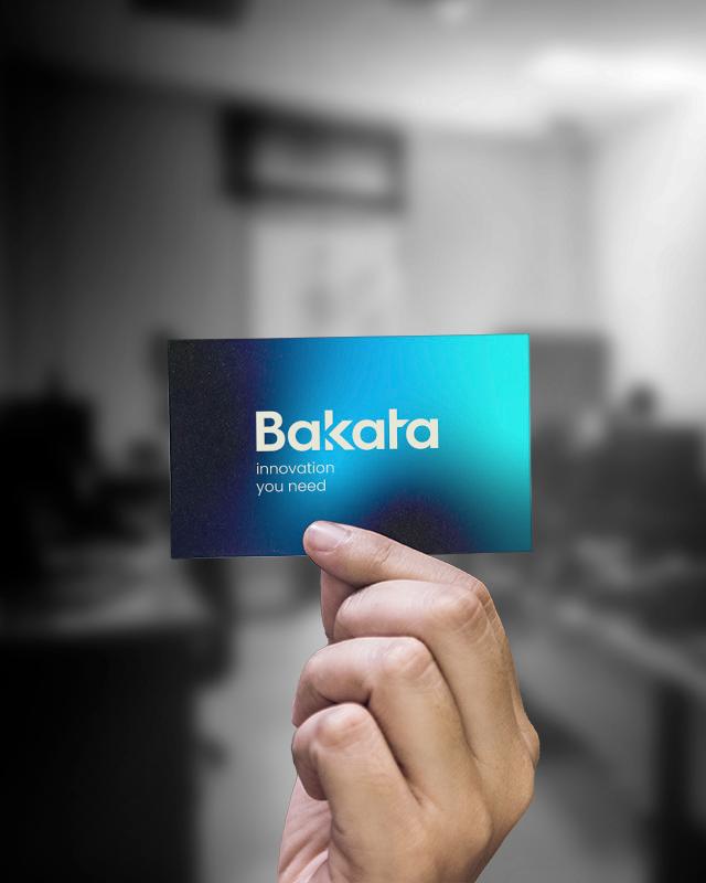 Bakata business card. Digitizing agent